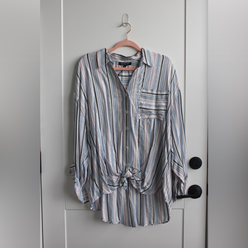 NWT GZ Collection Multi Colored Flannel